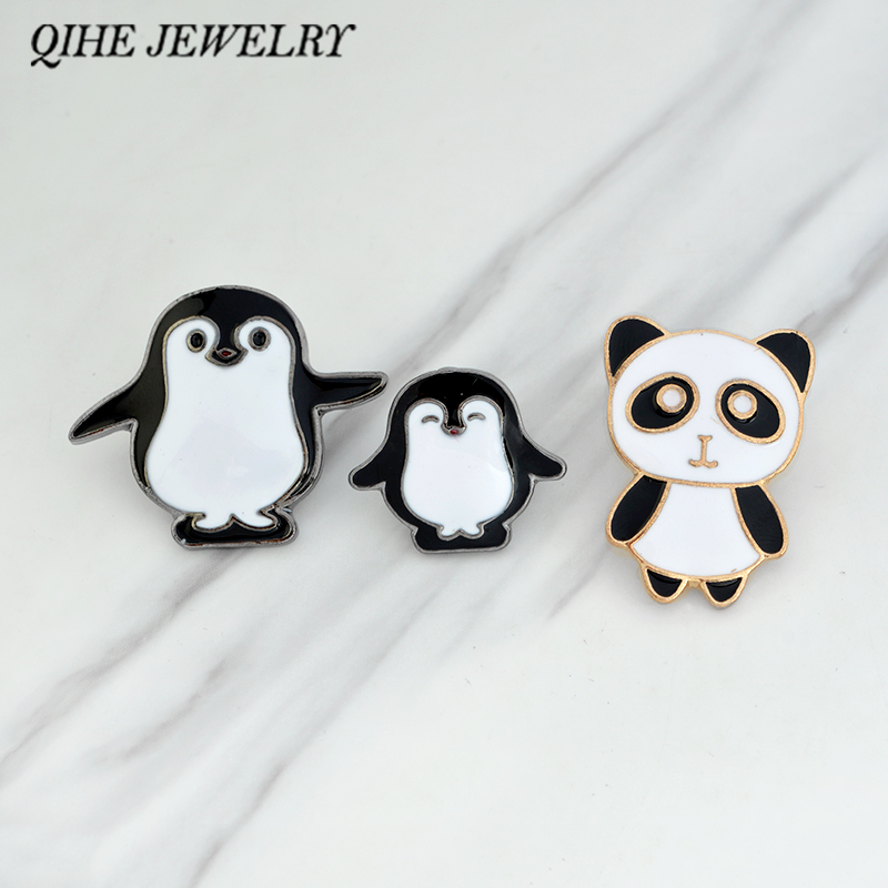 QIHE JEWELRY Brooches & pins Penguin panda animal brooches Backpack hat collar badges Animal pins Penguin jewelry
QIHE JEWELRY Brooches & pins Penguin panda animal brooches Backpack hat collar badges Animal pins Penguin jewelry