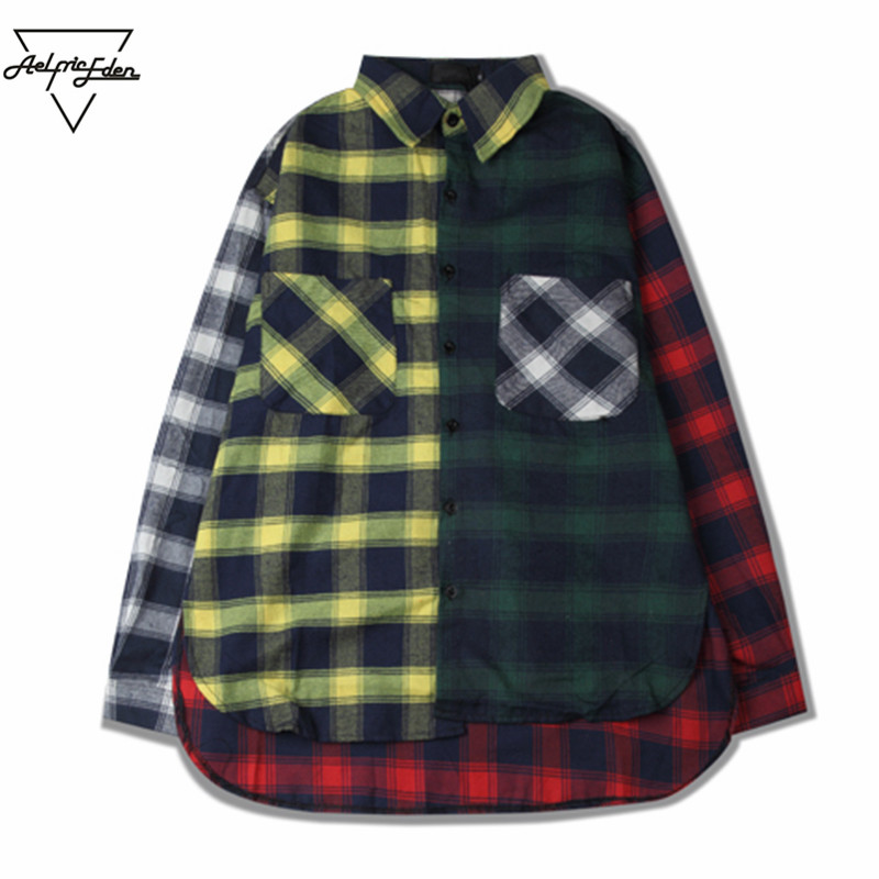 Men's Casual Shirts Wholesale-Aelfric Mens Color Block Patchwork Plaid Long Sleeve Hip Hop Coat Shirt Male Dress SNL790, Multi
Men's Casual Shirts Wholesale-Aelfric Mens Color Block Patchwork Plaid Long Sleeve Hip Hop Coat Shirt Male Dress SNL790, Multi