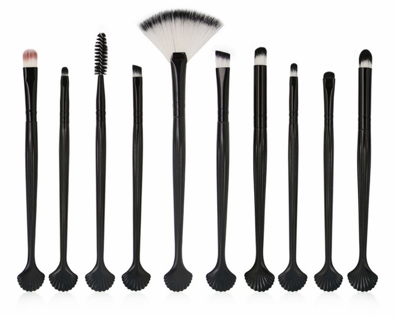 MAANGE 10Pcs Makeup Brushes Set Eye Shadow Eyebrow Eyelashes Powder Lip Eyes Make Up Brush Cosmetic Beatuy Tool Kit Maquiage