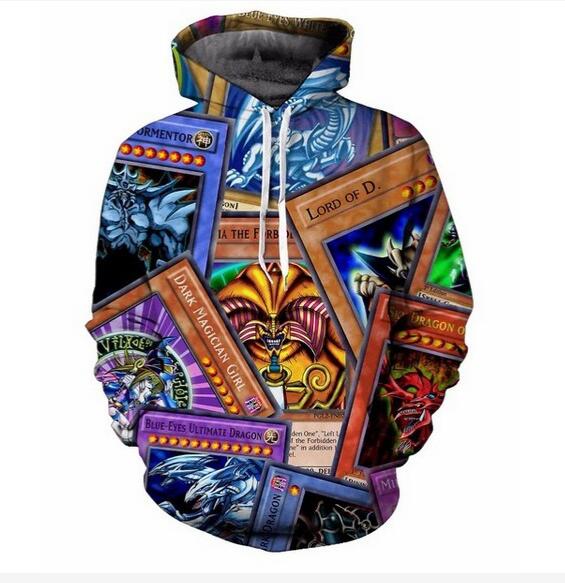 Newest Fashion Womens/Mens Harajuku Style YuGiOh Monster funny 3D Print Casual Crewneck Hoodies Plus Size LMS036, Multicolor
Newest Fashion Womens/Mens Harajuku Style YuGiOh Monster funny 3D Print Casual Crewneck Hoodies Plus Size LMS036, Multicolor
