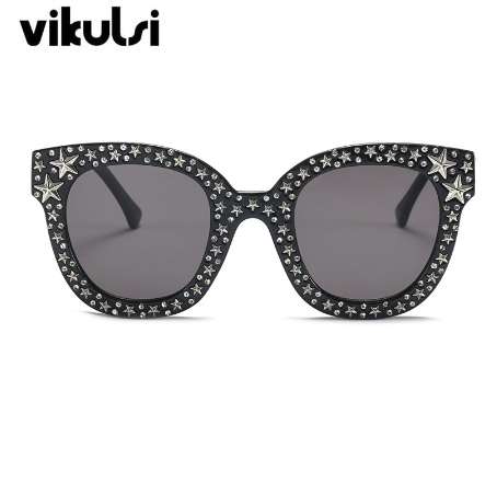 Luxury Italian Brand Sunglasses Women Crystal Square Sunglasses Mirror Retro Full Star Sun Glasses Female Black Grey Shades
Luxury Italian Brand Sunglasses Women Crystal Square Sunglasses Mirror Retro Full Star Sun Glasses Female Black Grey Shades