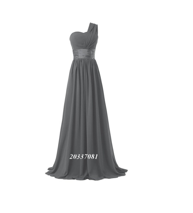 2018 New Sexy Long Chiffon Prom Dresses A Line Appliques Plus Size Floor-Length Formal Evening Homecoming Party Gown QC1168