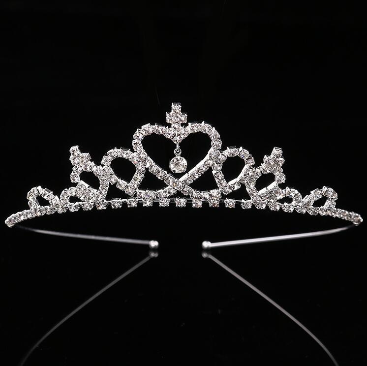 Fashion Wedding Party Princess Crown Rhinestone Hair Accessories For Girls Children Tiara Crown Silver Color Hair Jewelry gift Free Shipping
Fashion Wedding Party Princess Crown Rhinestone Hair Accessories For Girls Children Tiara Crown Silver Color Hair Jewelry gift Free Shipping