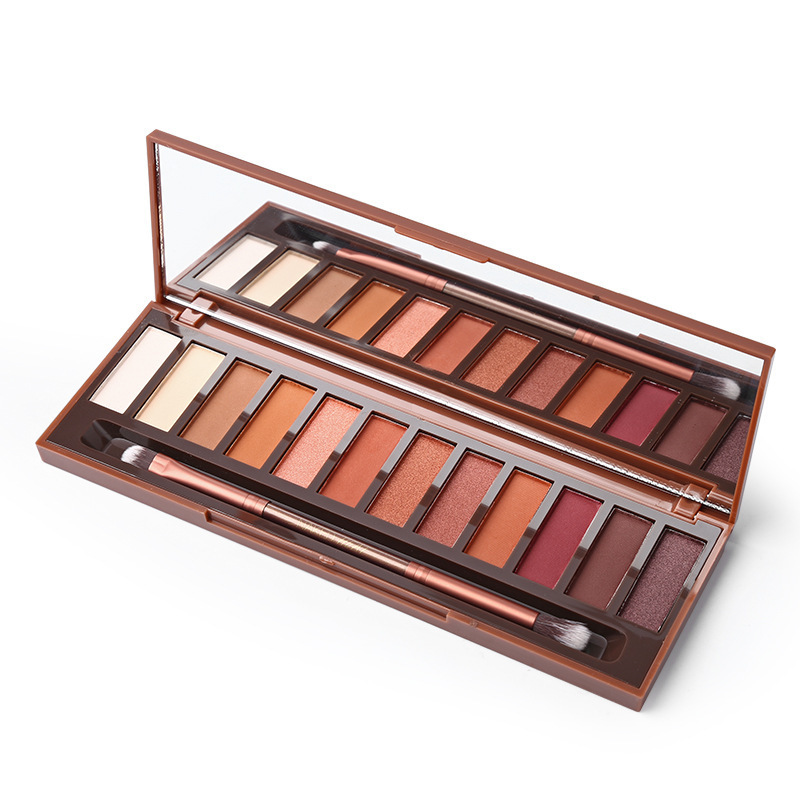 New Eyeshadow Palette Matte eye shadow Beauty 12 Color Makeup With Brush 1pcs, As picture
New Eyeshadow Palette Matte eye shadow Beauty 12 Color Makeup With Brush 1pcs, As picture