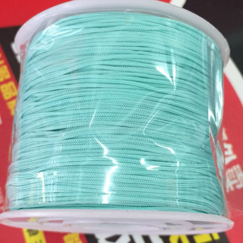 140Yards 0.6mm Assorted colors Chinese Knot String Knit Ropes Jade Line Wire threads Rattail beading cords DIY Jewelry Fittings Bracelet