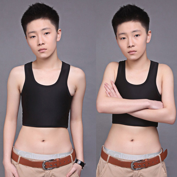 Tank Tops Women Cropped Corset 2018 Tank Top Tomboy Casual Breathable Buckle Short Chest Breast Binder Trans Vest Tops Shapers