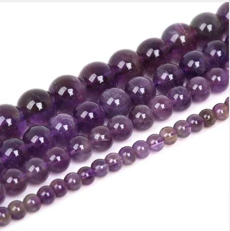 Hot 4/6/8/10mm Natural Stone Beads Round Purple Stone Loose Beads For Jewelry Making Strand 15"/Diy Bracelet Necklace
Hot 4/6/8/10mm Natural Stone Beads Round Purple Stone Loose Beads For Jewelry Making Strand 15"/Diy Bracelet Necklace