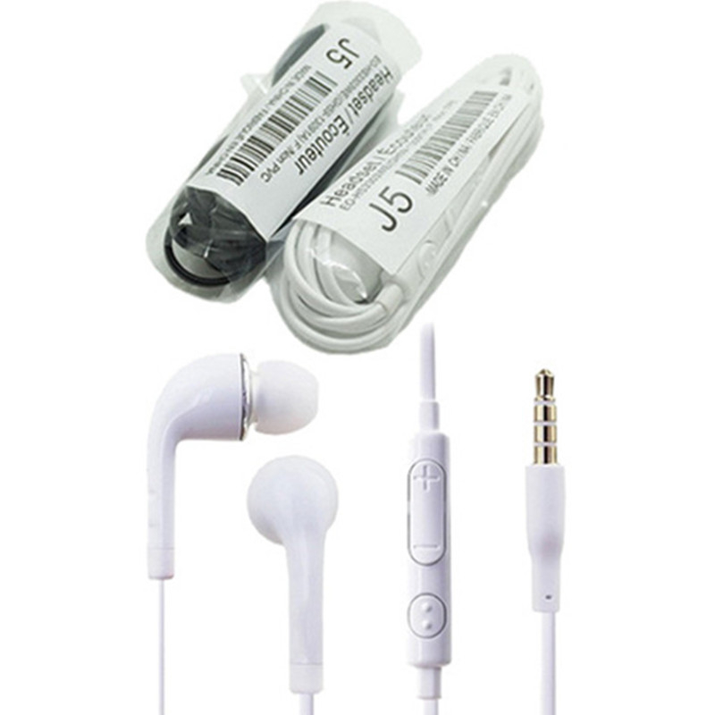 J5 Earphone In-Ear Headset Stereo with Mic and Remote Headphone for Samsung Galaxy S7 S6 S5 S4 100pcs/up, Mixed color
J5 Earphone In-Ear Headset Stereo with Mic and Remote Headphone for Samsung Galaxy S7 S6 S5 S4 100pcs/up, Mixed color