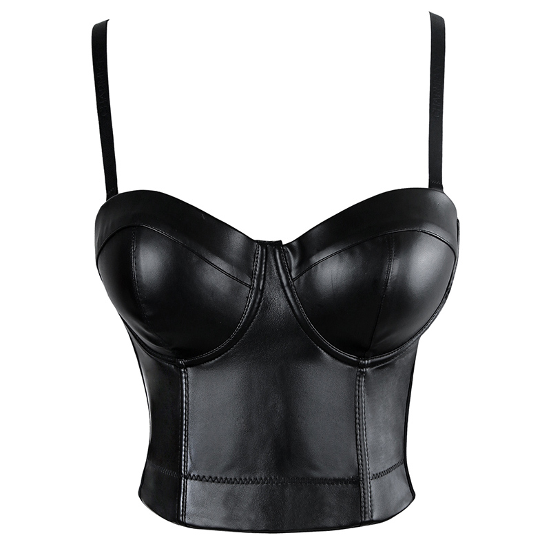 Women Leather Bra Tops Gothic Push Up Bra Corsage Sexy lingerie Corset Hot Fashion Party Bra Club tops Wear Plus Size, Red
Women Leather Bra Tops Gothic Push Up Bra Corsage Sexy lingerie Corset Hot Fashion Party Bra Club tops Wear Plus Size, Red