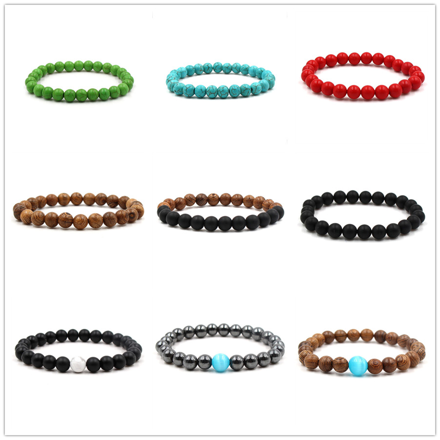 Multi Colors Natural Turquoises Stone Bracelet Charms 8MM Men Women Strand Beads Yoga Bracelets Bangle High Quality, Black
Multi Colors Natural Turquoises Stone Bracelet Charms 8MM Men Women Strand Beads Yoga Bracelets Bangle High Quality, Black