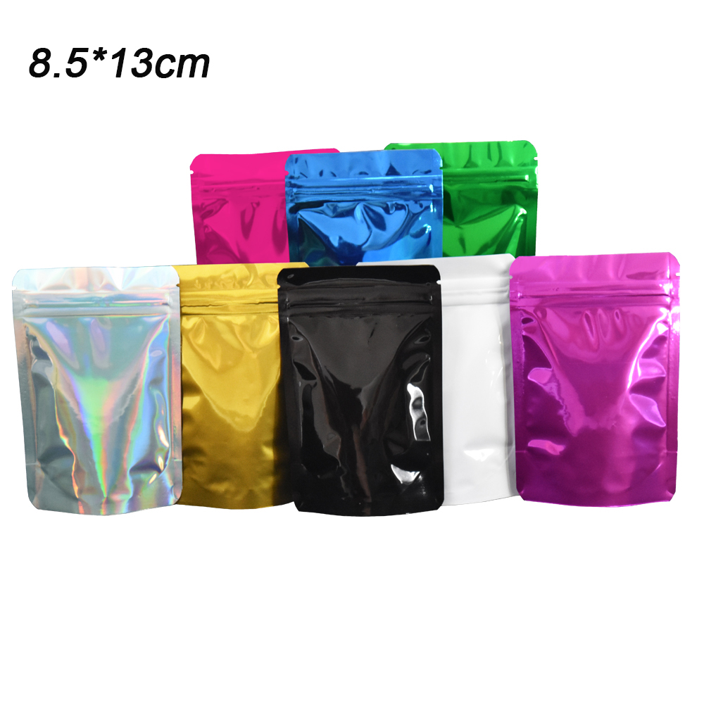 DHL 1000pcs/lot Colorful Aluminum Foil Zip Lock Stand Up Bag Food Package Glossy Mylar Foil Packing Doypack Bag Wholesale
DHL 1000pcs/lot Colorful Aluminum Foil Zip Lock Stand Up Bag Food Package Glossy Mylar Foil Packing Doypack Bag Wholesale