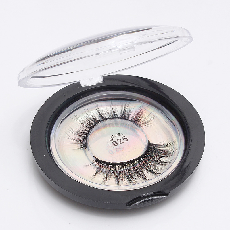 3D Mink False Eyelashes 23 Styles Long Thick Cross Natural Faux Eye Lash Extensions with Round Case Lightweight for Daily Use X250926
