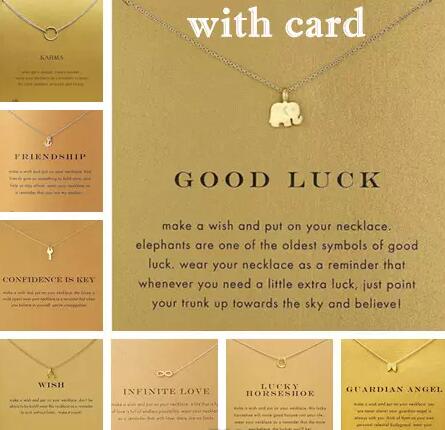 With card! Very cute! Silver and gold color Dogear Necklace with different pendant, elephant/wishbone/karma/angel wing 60 pcs
With card! Very cute! Silver and gold color Dogear Necklace with different pendant, elephant/wishbone/karma/angel wing 60 pcs