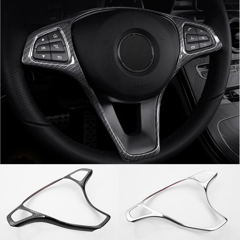 Car Steering Wheel Button Cover Trim frame Car Accessories For Mercedes Benz E Class W213 C Class W205 GLC class X253 Car Styling
Car Steering Wheel Button Cover Trim frame Car Accessories For Mercedes Benz E Class W213 C Class W205 GLC class X253 Car Styling