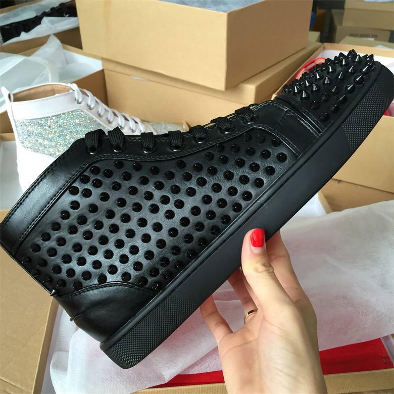mens shoes red bottom men Women Trainers Spikes Comfortable Casual Shoes Lace-up Sneaker Party Wedding Shoes with box Size 38-47, Leather 9
mens shoes red bottom men Women Trainers Spikes Comfortable Casual Shoes Lace-up Sneaker Party Wedding Shoes with box Size 38-47, Leather 9