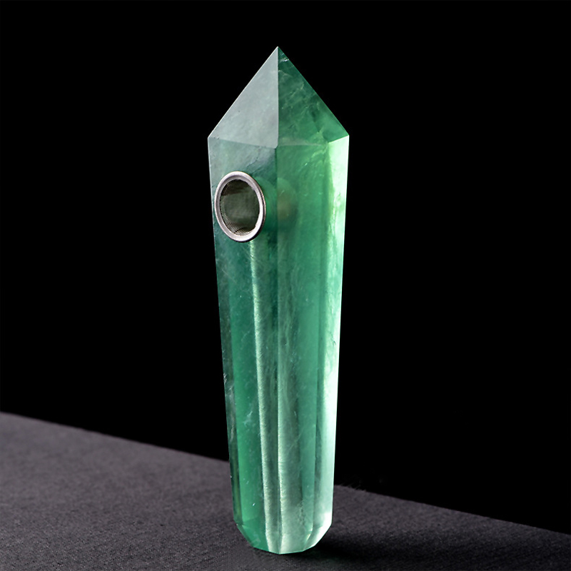 Natural Green fluorite Texture Crystal Smoking Pipe Original Stone Crystal Pipe Quartz Tobacco Bucket Wholesale Six Prisms Wholesale Retail
Natural Green fluorite Texture Crystal Smoking Pipe Original Stone Crystal Pipe Quartz Tobacco Bucket Wholesale Six Prisms Wholesale Retail