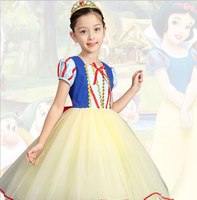 2018 High Quality Princess dress Summer girl Cosplay White Snow Princess dress girl birthday dress, As picture
2018 High Quality Princess dress Summer girl Cosplay White Snow Princess dress girl birthday dress, As picture