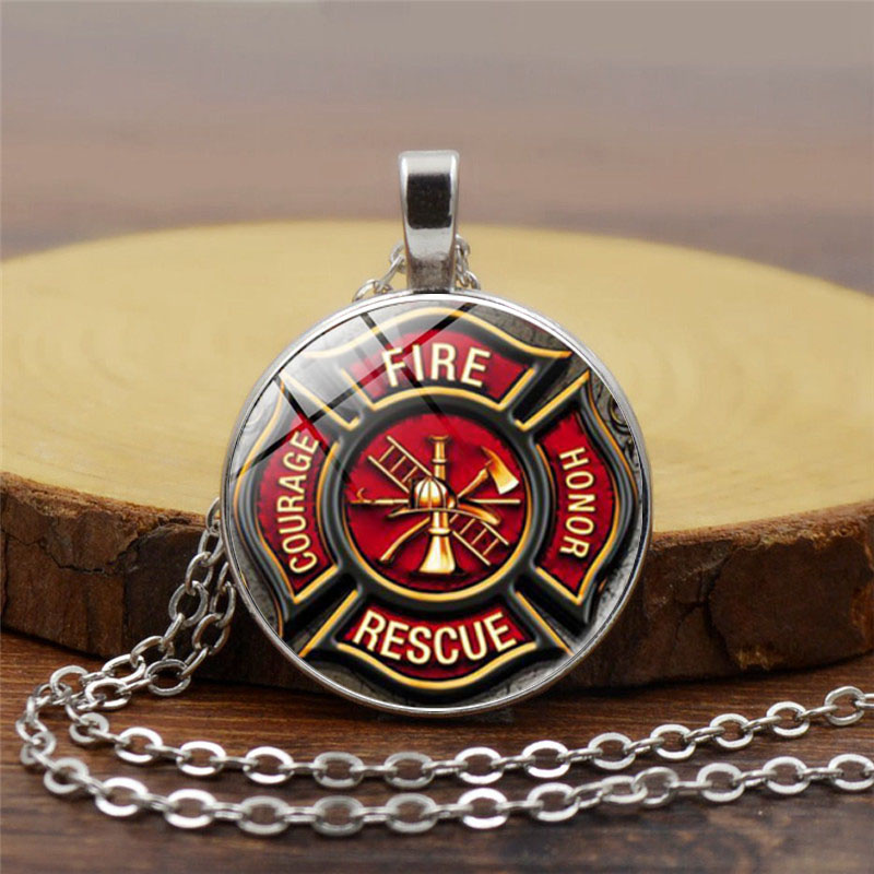 Rescue Firefighter Necklace Fire Fighter Pendant Fireman Jewelry Fire Department Pendant Necklace Glass Cabochon Silver Jewery
Rescue Firefighter Necklace Fire Fighter Pendant Fireman Jewelry Fire Department Pendant Necklace Glass Cabochon Silver Jewery