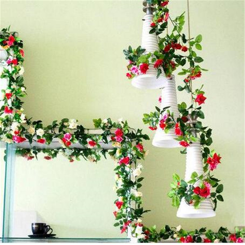 Artificial Rose Garland Silk Flower Vine Ivy Wedding Garden Party Décor 51" Party Decoration
Artificial Rose Garland Silk Flower Vine Ivy Wedding Garden Party Décor 51" Party Decoration