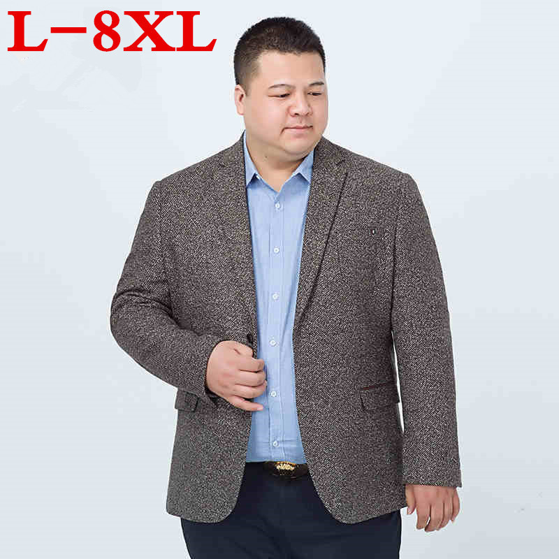 Men's Suits & Blazers Plus Size 8XL Casual Men Knit Suit Blazer Business Loose Costume Homme Masculino Male Woolen Vintage Jacket Coat
Men's Suits & Blazers Plus Size 8XL Casual Men Knit Suit Blazer Business Loose Costume Homme Masculino Male Woolen Vintage Jacket Coat