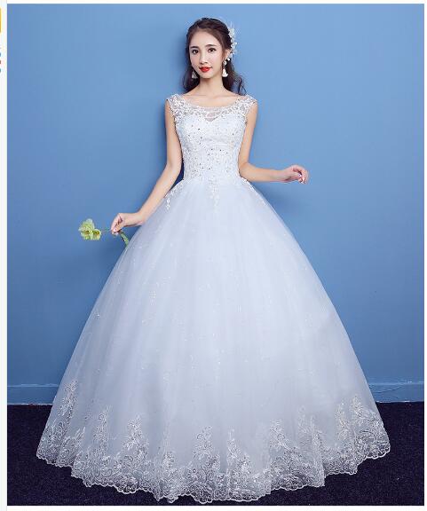 Embroidery Lace wedding dress 2017 New Fashion Simple with Appliques Bridal Wedding Gown Princess vestido de noiva Real Photo, White
Embroidery Lace wedding dress 2017 New Fashion Simple with Appliques Bridal Wedding Gown Princess vestido de noiva Real Photo, White