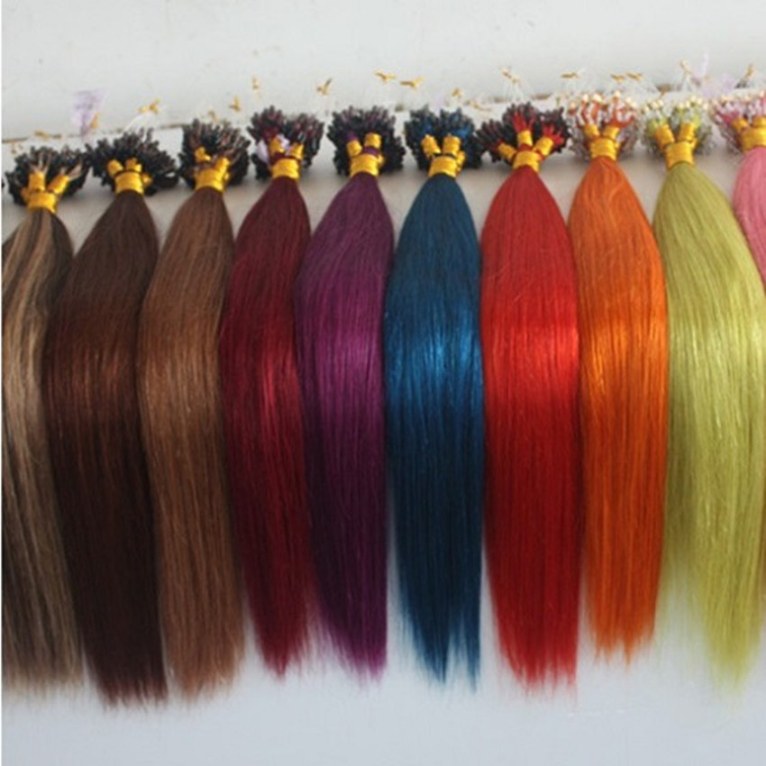 8a grade 14inch26inch nano rings indian remy 100 human hair extensions 0 5g s 200s lot nano tip virgin hair
