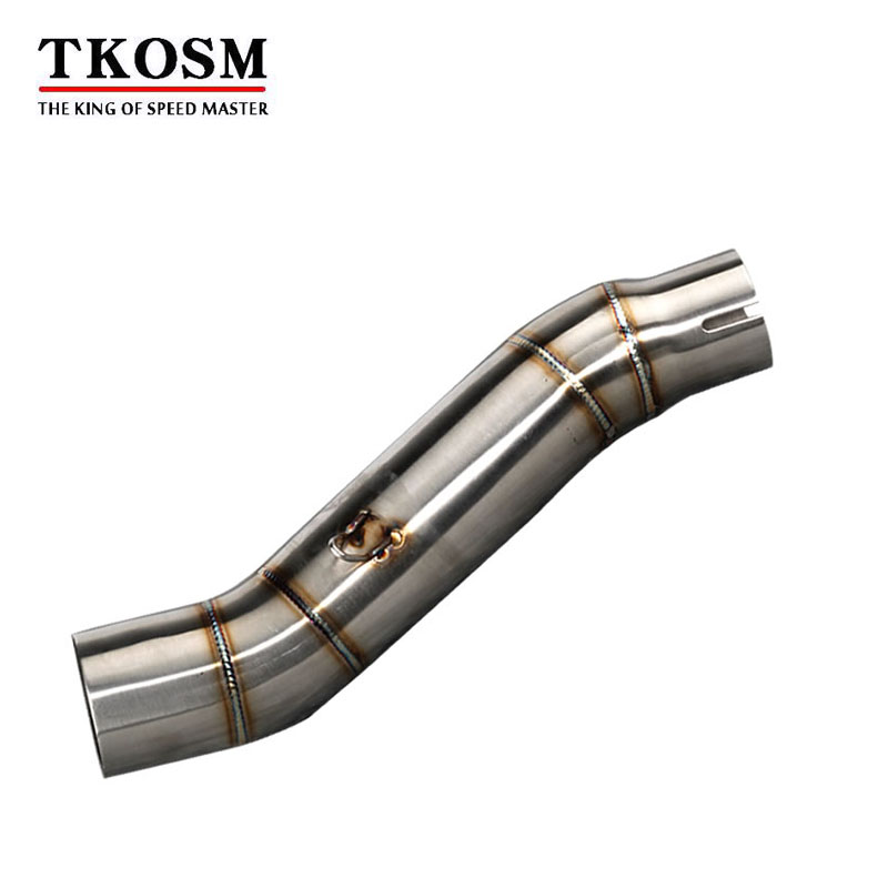 TKOSM Motorcycle Exhaust Muffler Mid Pipe CBR300 CBR300R Link Pipe CBR300R Exhaust CBR300R Muffler Front Pipe Motorbike Muffler
TKOSM Motorcycle Exhaust Muffler Mid Pipe CBR300 CBR300R Link Pipe CBR300R Exhaust CBR300R Muffler Front Pipe Motorbike Muffler