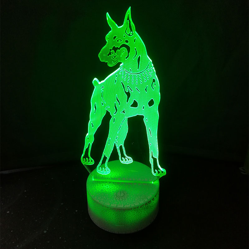 3D Dobermann Pinscher LED Table Lamp USB Dog Nightlight 7 Colors Kids Room Decor Sleep Light Fixture As Christmas Novelty Gifts
3D Dobermann Pinscher LED Table Lamp USB Dog Nightlight 7 Colors Kids Room Decor Sleep Light Fixture As Christmas Novelty Gifts