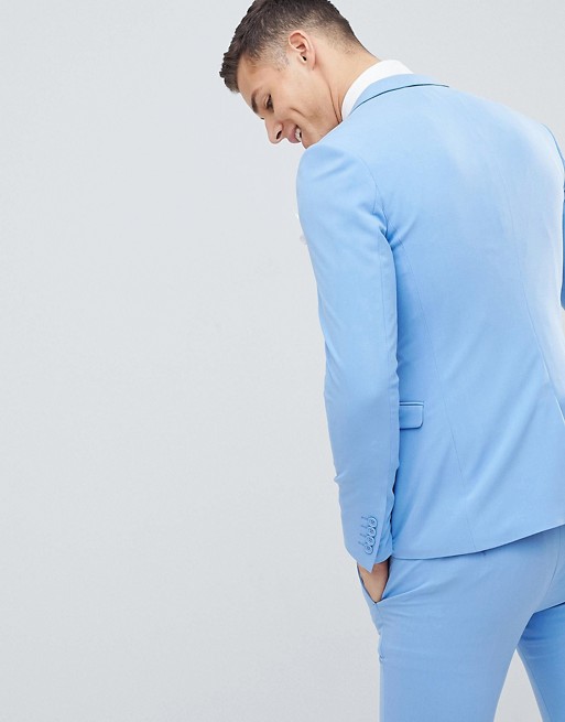 Light Three Pieces Mens Suits Slim Fit Cheap Groomsmen Wedding Tuxedos For Men Blazers Notched Lapel Prom Suit (Jacket+Pants+Vest)