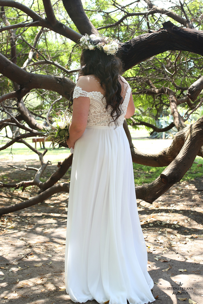 Lace Stylish Plus Size Beach Wedding Dresses V Neck Short Sleeves Bohemian Bridal Gowns A E Or Length Chiffon Boho Robe De Mari E