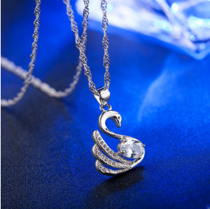 Silver Jewelry Pendant Fine Fashion Swan pendant clavicle chain 925 jewelry silver plated Necklace Pendants Fashion gift necklace Top Qualit
Silver Jewelry Pendant Fine Fashion Swan pendant clavicle chain 925 jewelry silver plated Necklace Pendants Fashion gift necklace Top Qualit