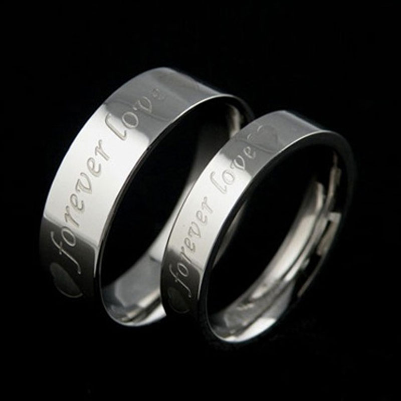 Forever Love Band Rings For Men Women Heart Stainless Steel Lovers Finger Ring For Couple Wedding Party Club Wear
Forever Love Band Rings For Men Women Heart Stainless Steel Lovers Finger Ring For Couple Wedding Party Club Wear