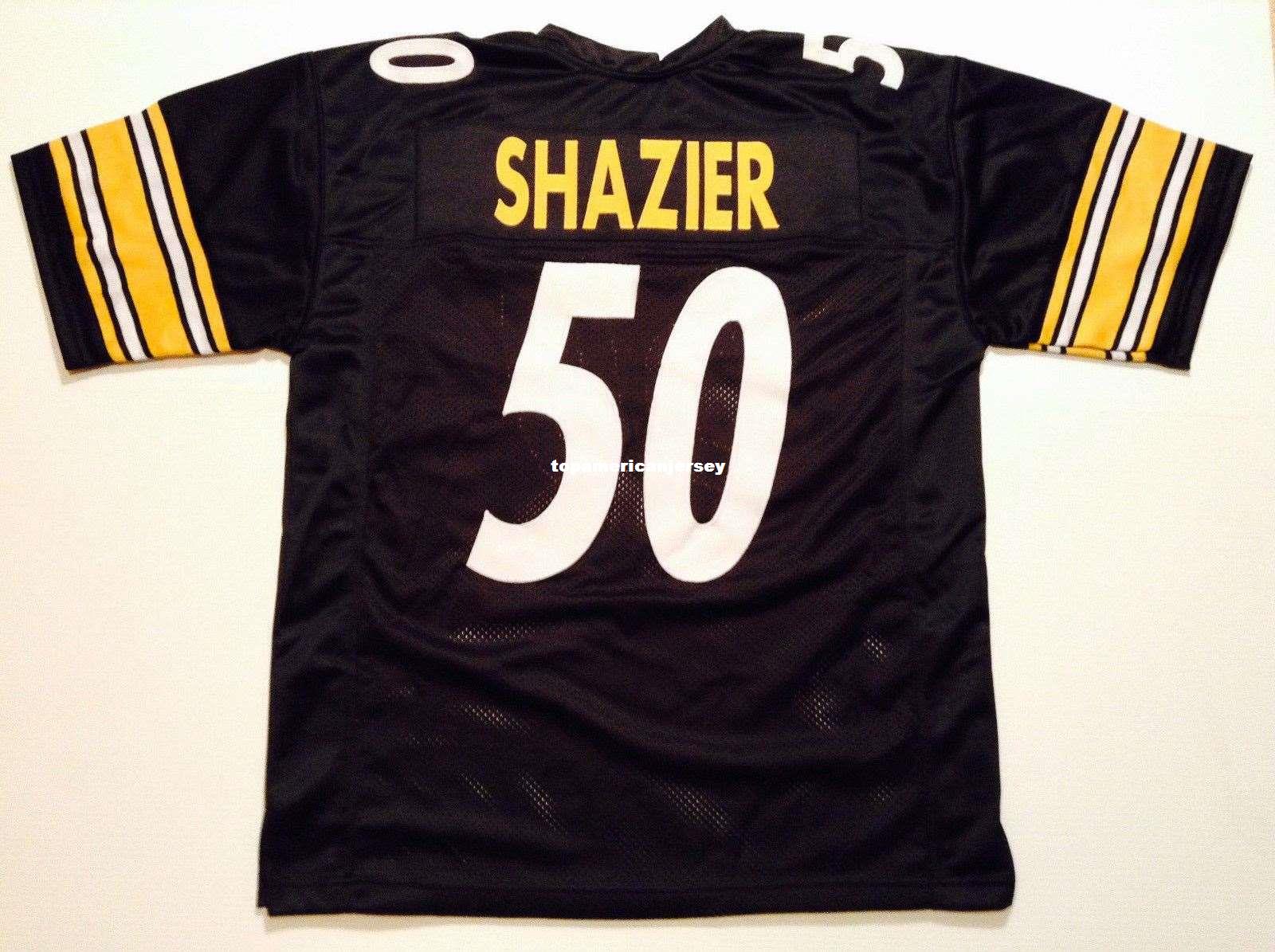 Cheap Retro custom Sewn Stitched #50 Ryan Shazier Black MITCHELL & NESS Jersey Top S-5XL,6XL Men's Football Jerseys Rugby, Black;blue
Cheap Retro custom Sewn Stitched #50 Ryan Shazier Black MITCHELL & NESS Jersey Top S-5XL,6XL Men's Football Jerseys Rugby, Black;blue