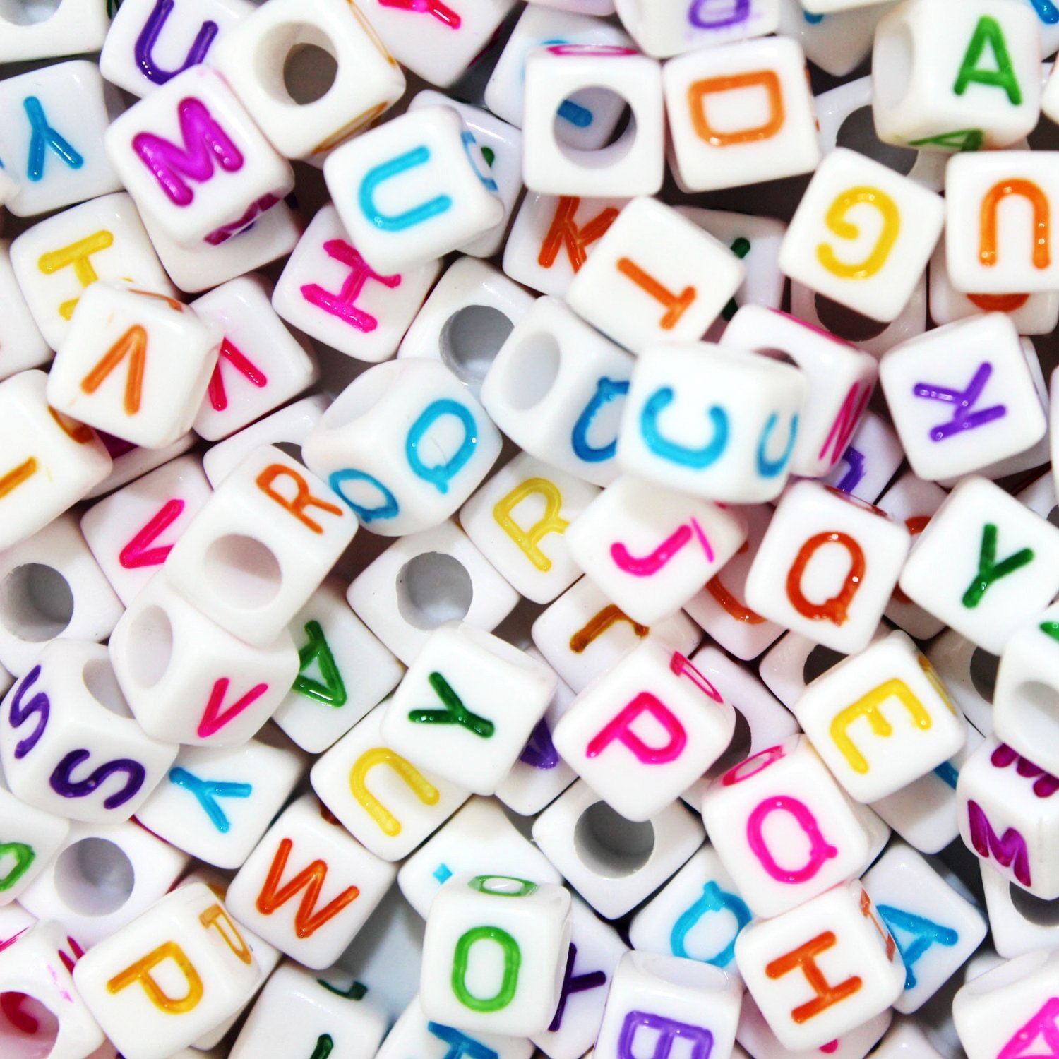 100pcs/lot 6 8 10mm White Different Alphabet Beads Acrylic Colorful Letters Beads For Children Education DIY Jewelry Bracelet
100pcs/lot 6 8 10mm White Different Alphabet Beads Acrylic Colorful Letters Beads For Children Education DIY Jewelry Bracelet