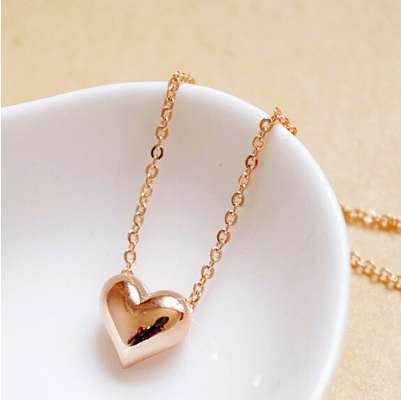 FAMSHIN Specials! Beautiful peach heart necklace / new fashion simple short necklace female clavicle pursuit of love necklace
FAMSHIN Specials! Beautiful peach heart necklace / new fashion simple short necklace female clavicle pursuit of love necklace