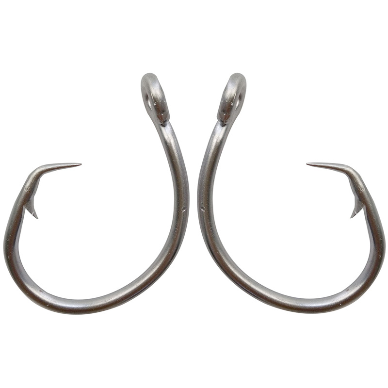 40pcs Stainless Steel Circle Fishing Hooks White Thick Tuna Bait Fishing Hook 39960 Size 8/0-15/0
40pcs Stainless Steel Circle Fishing Hooks White Thick Tuna Bait Fishing Hook 39960 Size 8/0-15/0