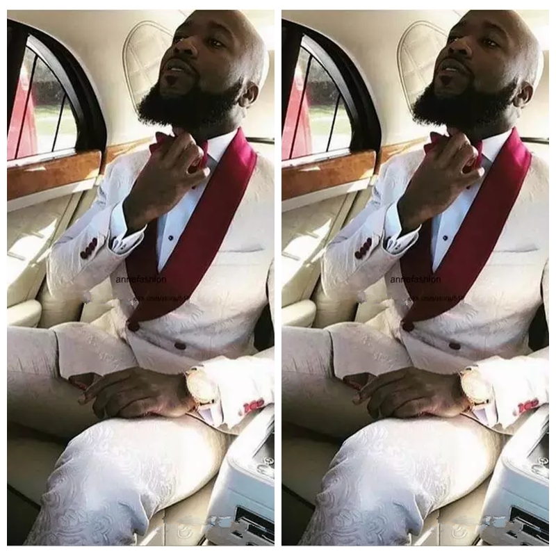 2018 Formal Men Jacquard Pattern Wedding Tuxedos Custom Online Slim Fit Groom Tuxedo Bridegroom Business Groomsmen Suits (Jacket+Pants), Same as image
2018 Formal Men Jacquard Pattern Wedding Tuxedos Custom Online Slim Fit Groom Tuxedo Bridegroom Business Groomsmen Suits (Jacket+Pants), Same as image