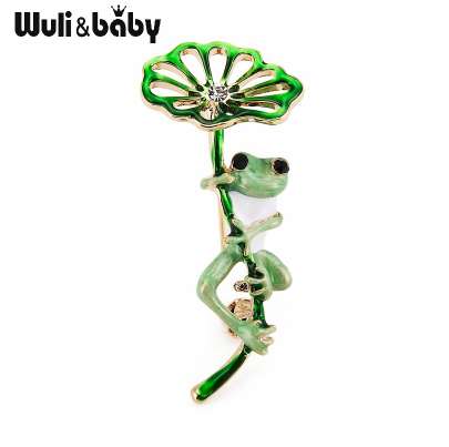 Wuli&baby Classic Purple Green Frog Leaf Brooches Alloy Animal Women's Party Banquet Brooch Girls' Hats Scarf Accessories Gifts
Wuli&baby Classic Purple Green Frog Leaf Brooches Alloy Animal Women's Party Banquet Brooch Girls' Hats Scarf Accessories Gifts