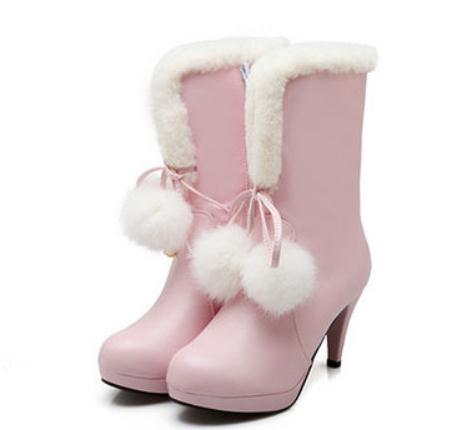 Free send 2018 new style Winter high heel Fine heel Korean women Middle barrel boots, Black
Free send 2018 new style Winter high heel Fine heel Korean women Middle barrel boots, Black