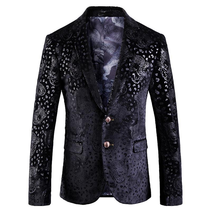 new arrival fashion Autumn Style Men Suit Single Breasted Casual Mens Blazers high quality Velveteen plus size M L XL2XL 3XL-5XL