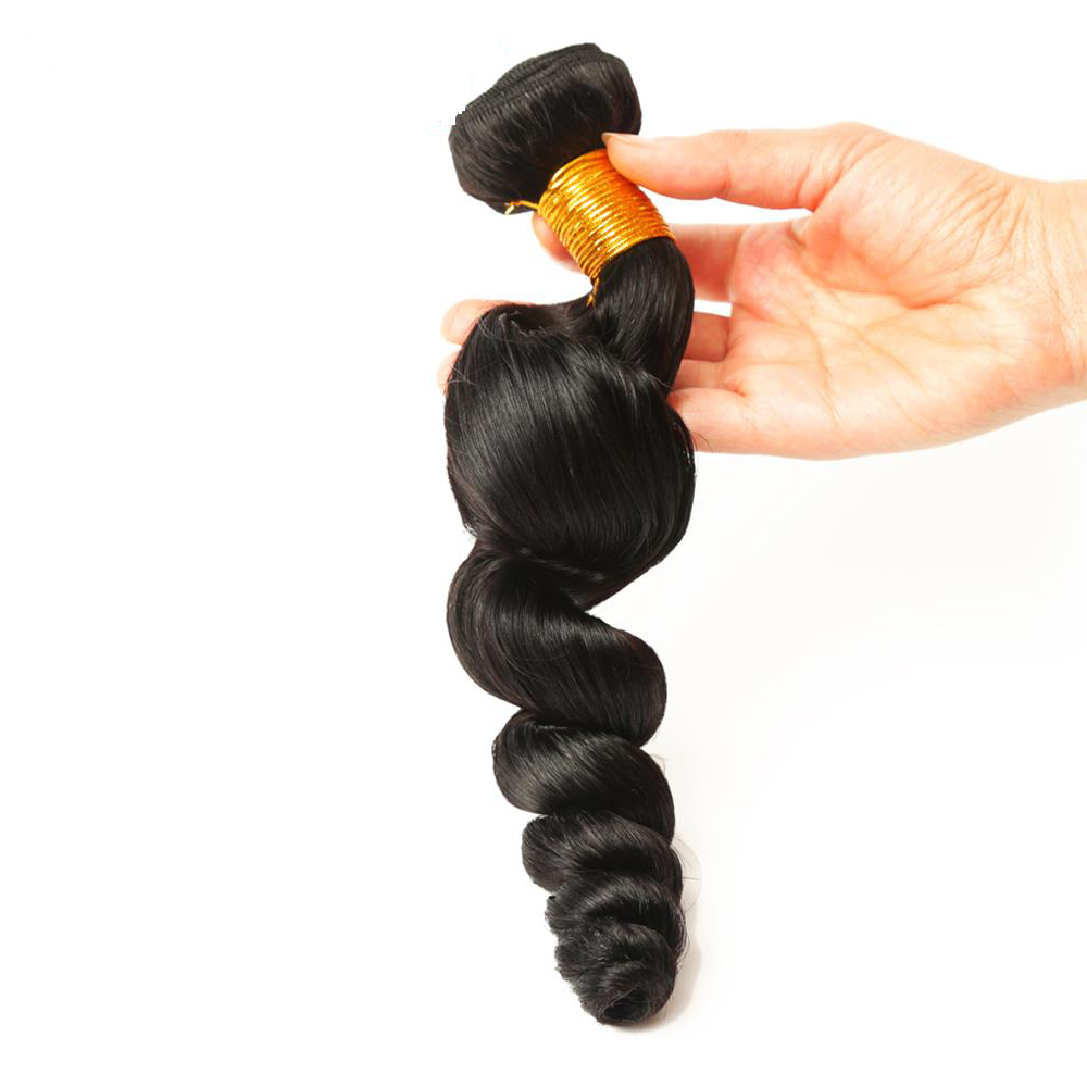 7A Unprocessed Cuticle Aligned Brazilian Hair loose Wave Weft Remy Human Hair Extensions Peruvian Indian Malaysian Dyeable