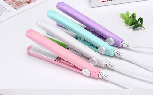 Mini hair straightener Portable Hair styling straighteners 2 in 1 Flat Corrugation hair soldering iron 110-220V Free shipping DHL