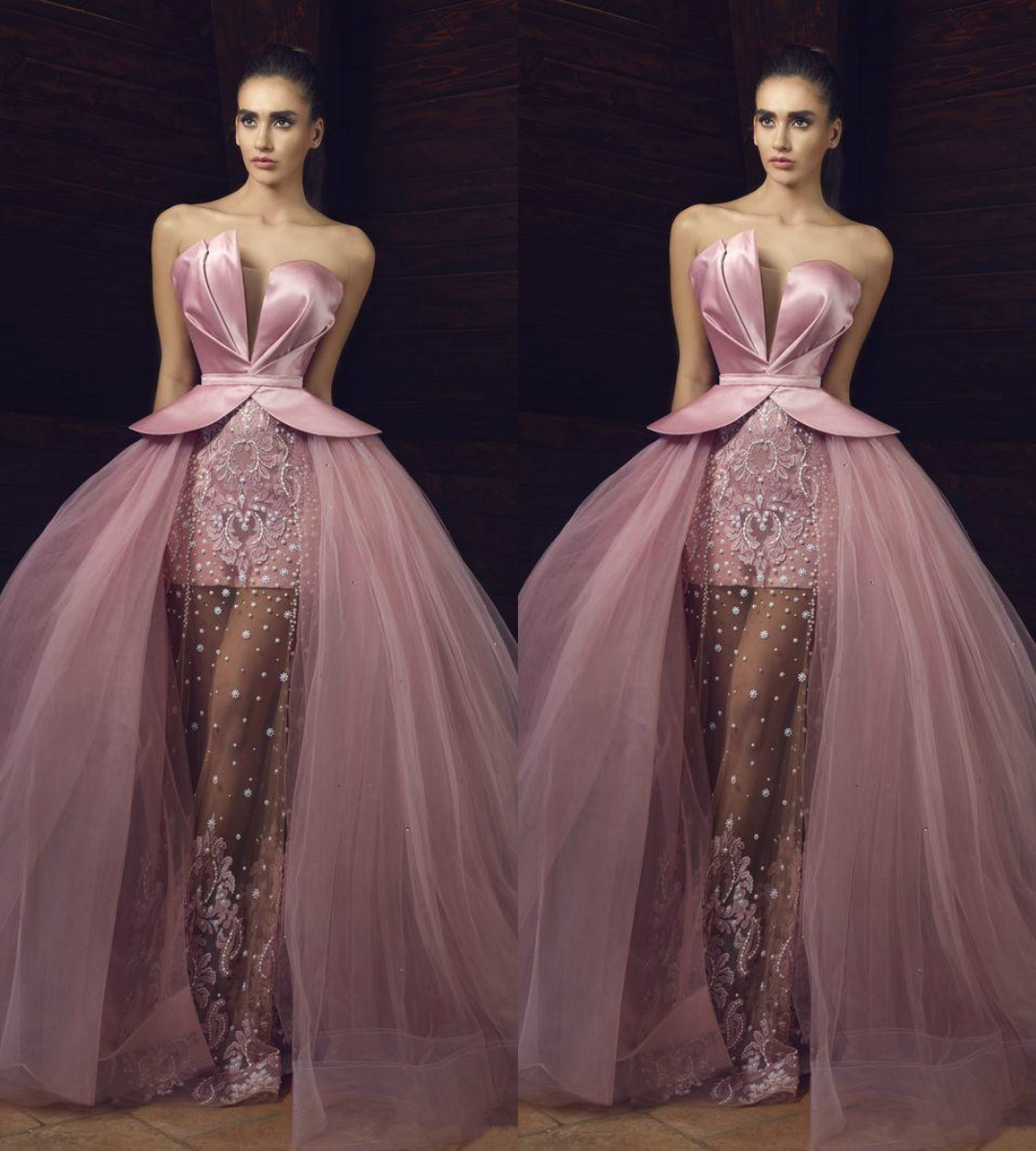 Gorgeous Pearls Illusion Pink Prom Dresses Detachable Skirt Formal Beads Arbric 2018 Long Party Evening Gowns Pageant Dress Robe De Soiree, Brown
Gorgeous Pearls Illusion Pink Prom Dresses Detachable Skirt Formal Beads Arbric 2018 Long Party Evening Gowns Pageant Dress Robe De Soiree, Brown