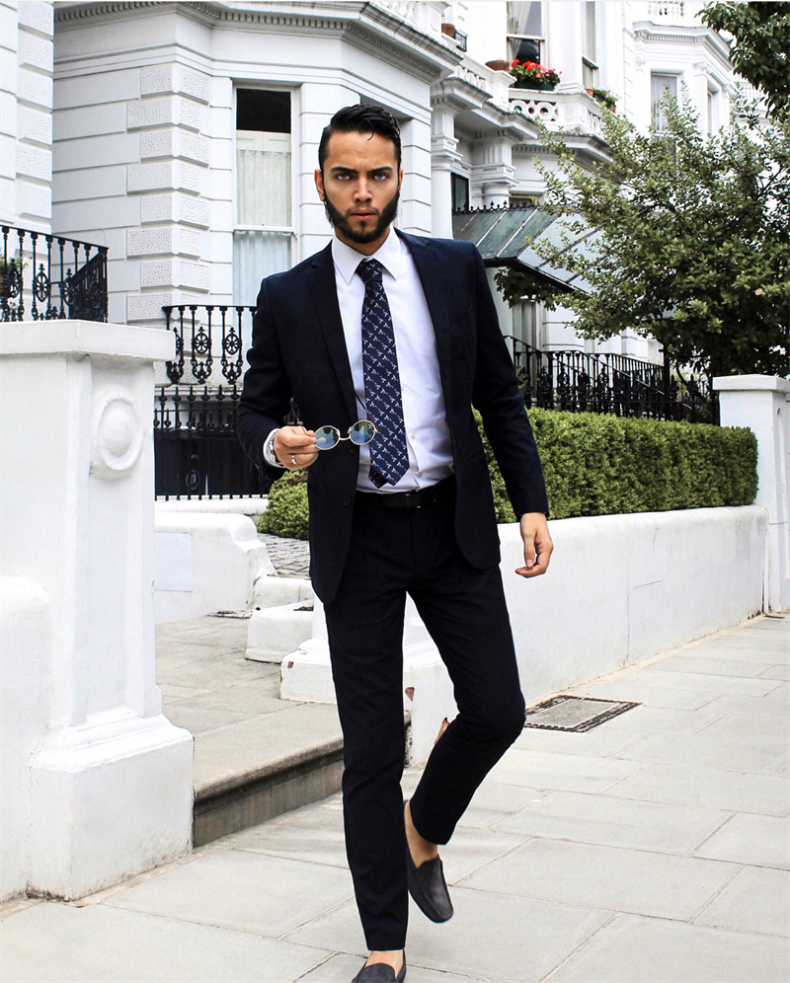 Handsome Men Wedding Suits Slim Fit Bridegroom Formal Wear Best Mens Groom Tuxedos Business Men suits (Jacket+Pant)