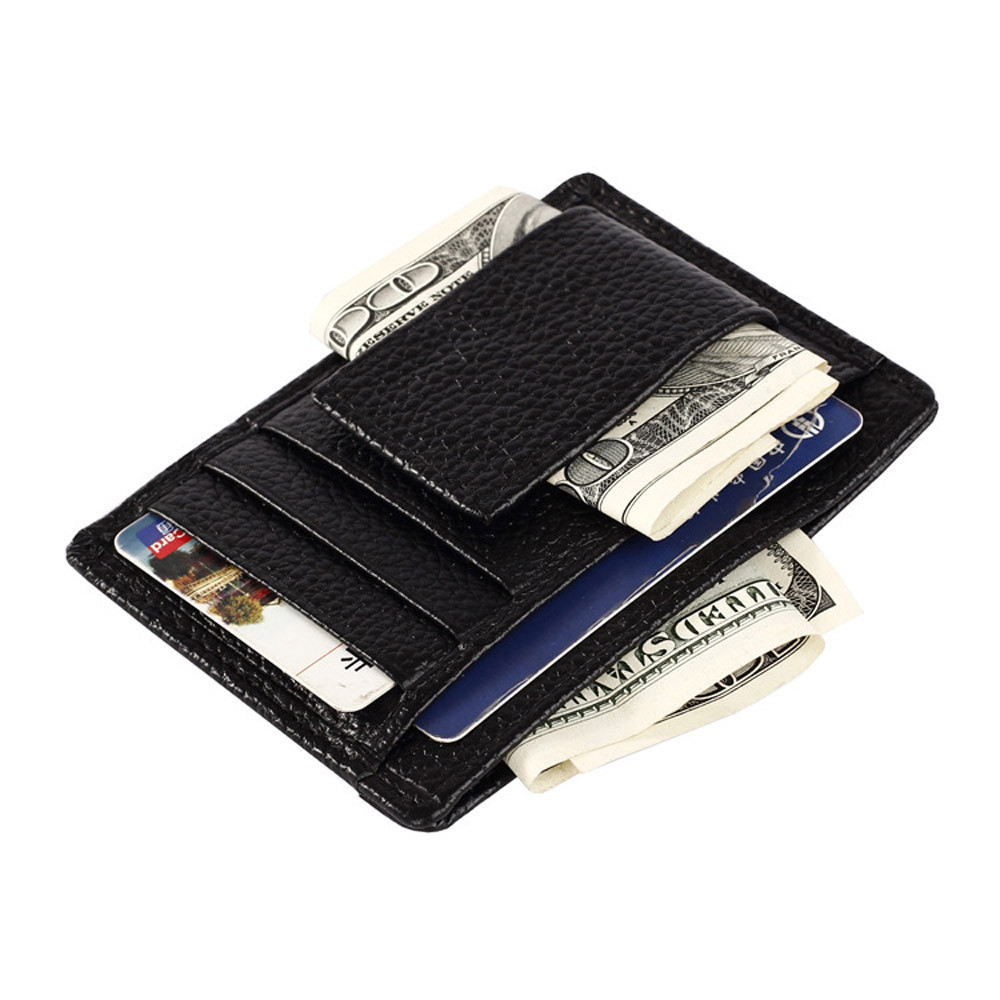 Wholesale- Lucky 2015 Hot Sale Gold Men's Wallet Credit ID Card Holder Genuine Brown and Black Colors Slim Purse Gift Free Shipping
Wholesale- Lucky 2015 Hot Sale Gold Men's Wallet Credit ID Card Holder Genuine Brown and Black Colors Slim Purse Gift Free Shipping
