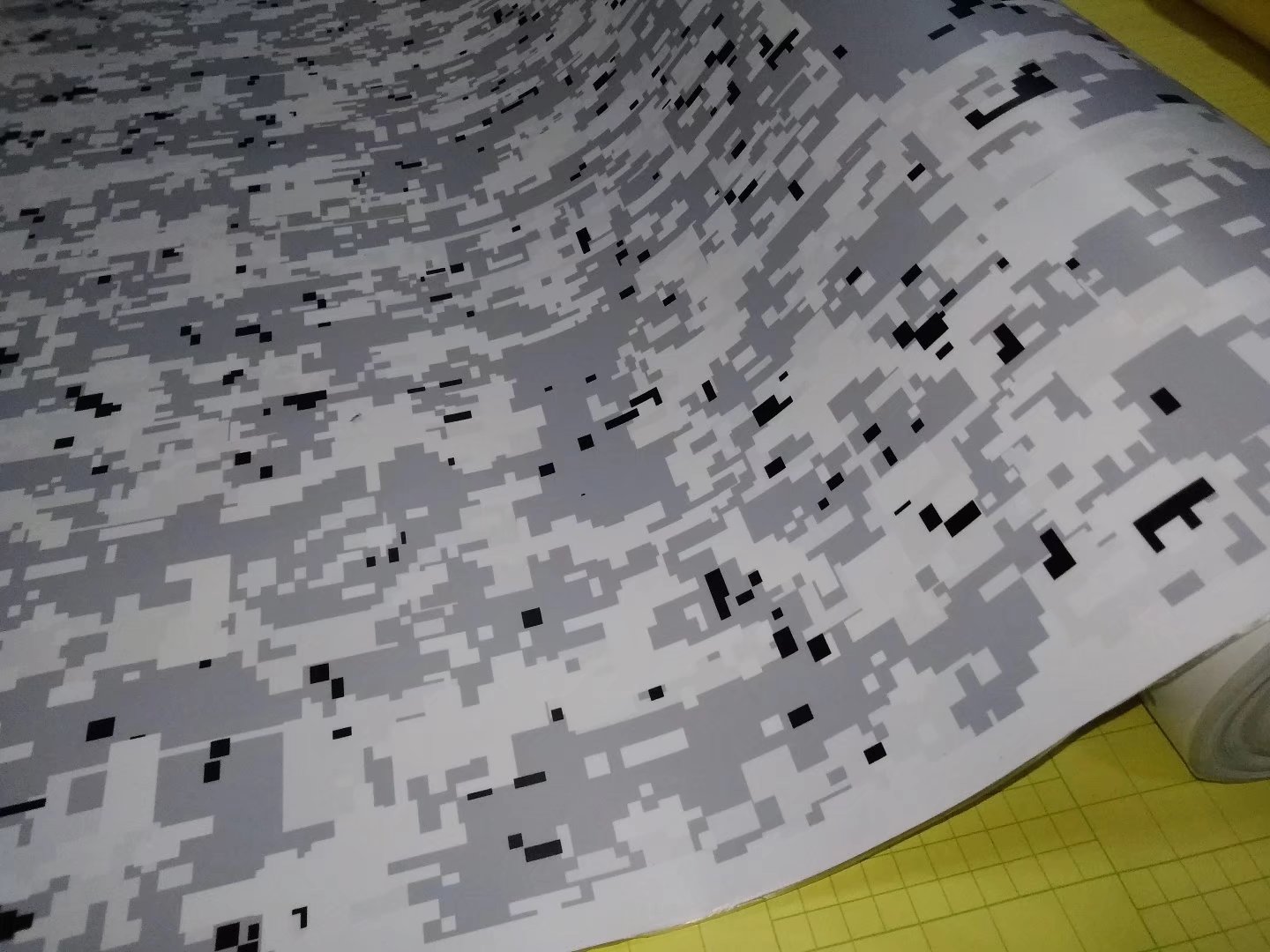 Impressive Ubran Digital White Camo Vinyl For Car Wrap With air bubble Free Camouflage Car wrapping graphics size 1.52x30m