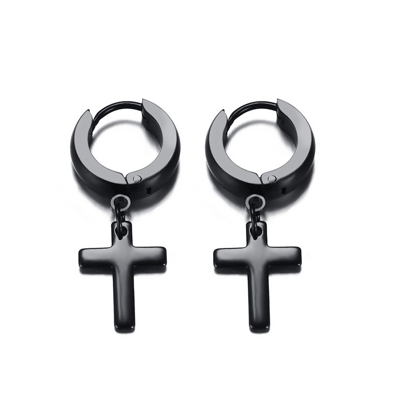 Multi Style Cross Earrings for Women Men Black Silver Gold Color Stainless Steel Men's Stud Earrings Religious Jewelry
Multi Style Cross Earrings for Women Men Black Silver Gold Color Stainless Steel Men's Stud Earrings Religious Jewelry