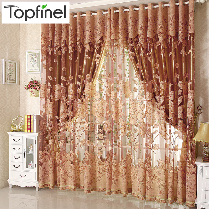 Top Finel Hot Modern Tulle for Window Curtain Embroidered Voile Sheer Curtains for Living Room the Bedroom Shade Drapes Panel, Brown tulle
Top Finel Hot Modern Tulle for Window Curtain Embroidered Voile Sheer Curtains for Living Room the Bedroom Shade Drapes Panel, Brown tulle