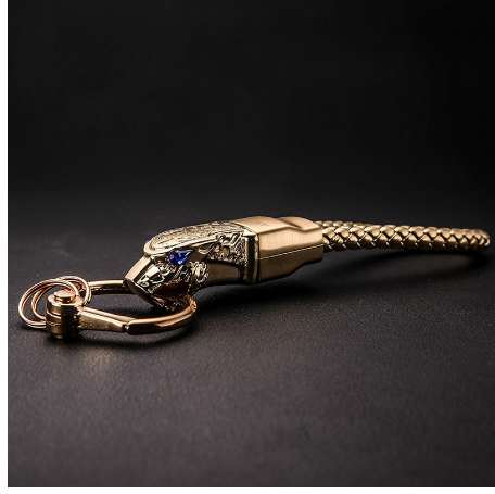 Brand HONEST High Grade Men Key Chain Keychains Rhinestones Car Key Ring Holder Jewelry Bag Pendant Gift Genuine Leather Rope