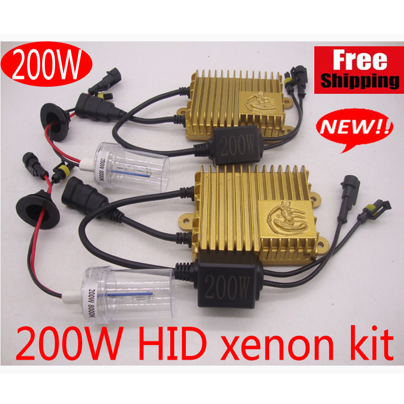 NEW 200W HID xenon kit Headlight conversion Kit Light Bulbs Lamps White H1 H4 H7 H11 6000K
NEW 200W HID xenon kit Headlight conversion Kit Light Bulbs Lamps White H1 H4 H7 H11 6000K
